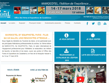 Tablet Screenshot of marocotel.org